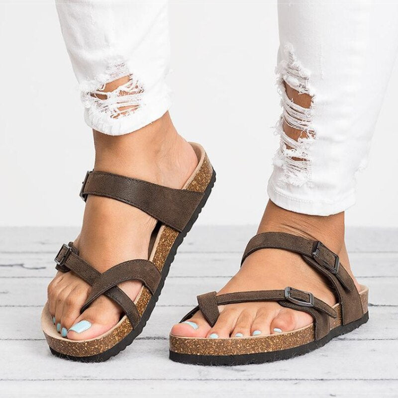 Sandales de confort ajustables pour femmes