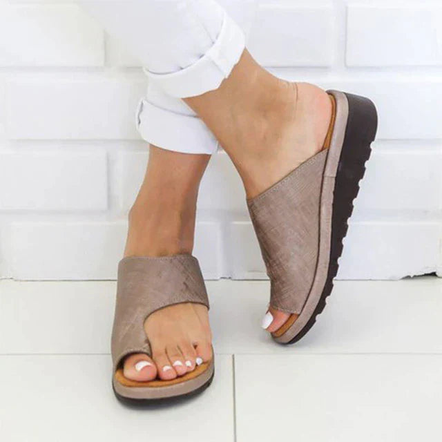 Sandales Orthopédiques Femmes à Enfiler avec Support pour les Orteils