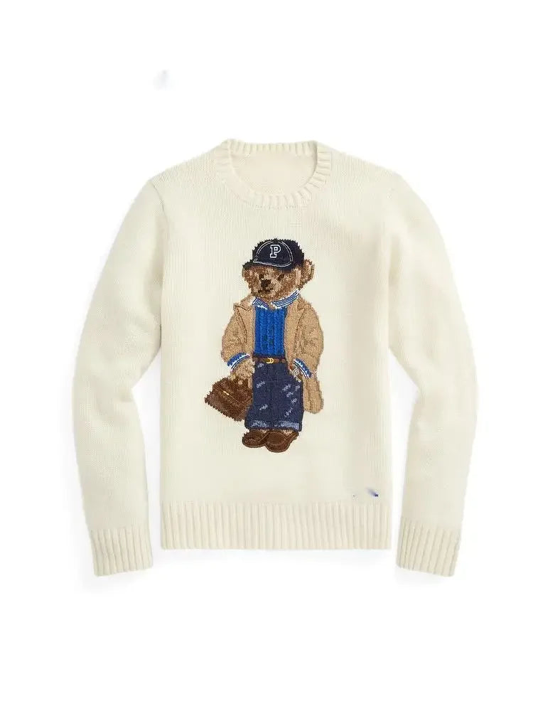 Pull Femme Ours Joueur - Design Doux et Joyeux