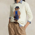 Pull Femme Ours Joueur - Design Doux et Joyeux