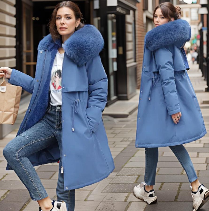 Manteau d'hiver chaud et imperméable pour femmes