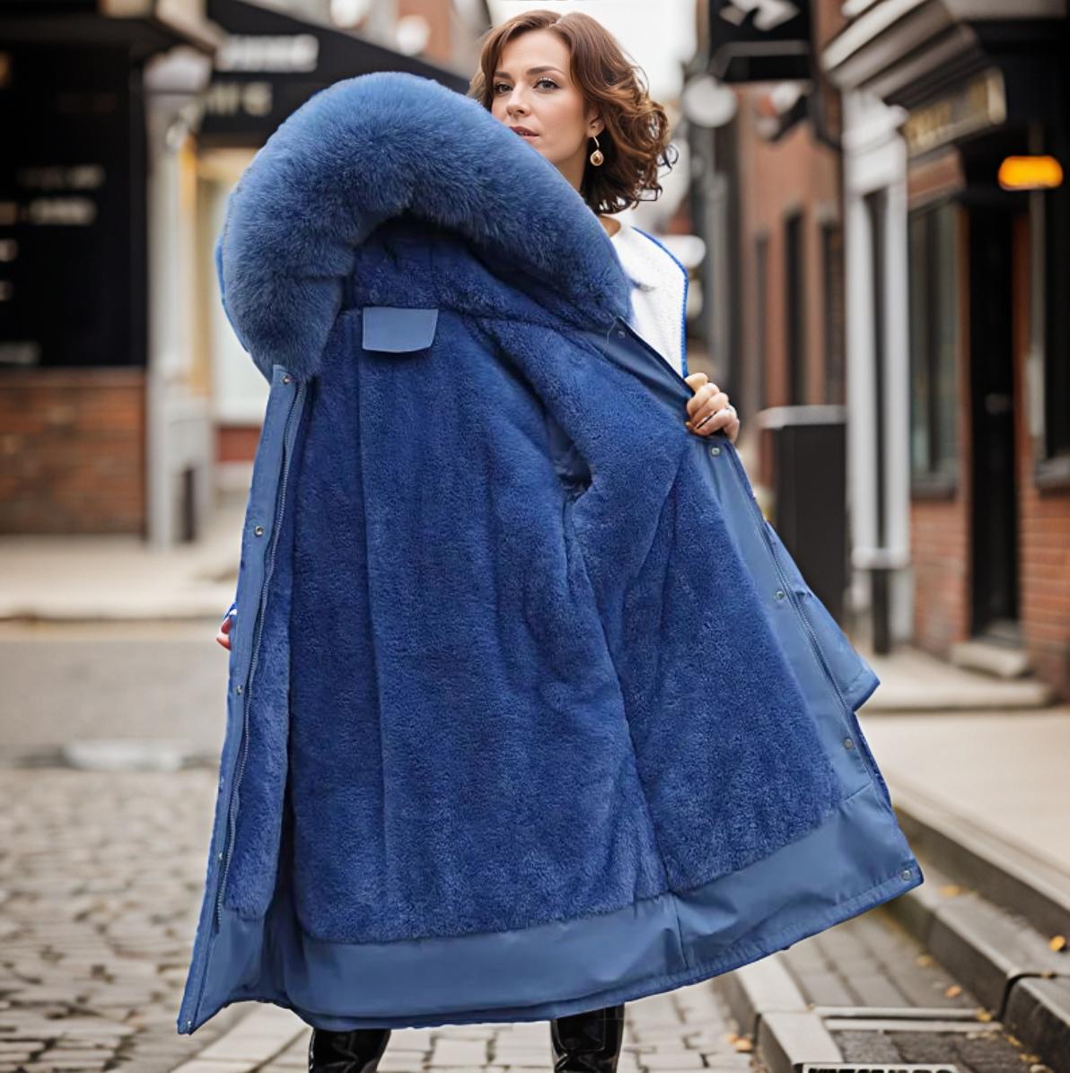 Manteau d'hiver chaud et imperméable pour femmes