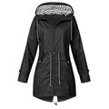 Veste de Pluie Extérieure Imperméable pour Femmes avec Capuche