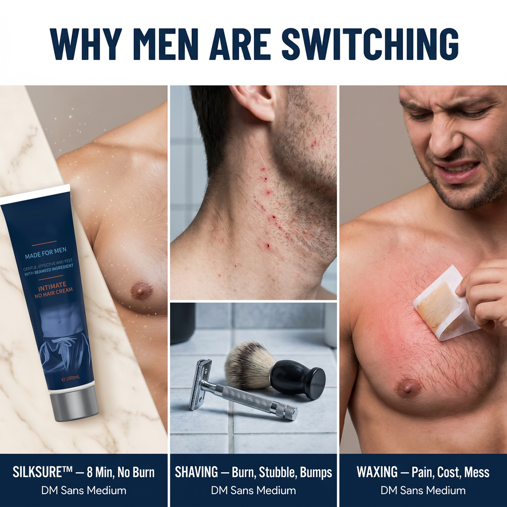 SilkSure™ — Épilation Masculine Poitrine, Dos & Zone Sensible en 8 Minutes Sans Douleur