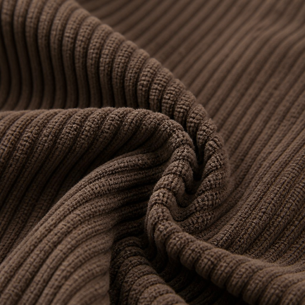 BlazeStride™ – Pantalons en velours côtelé décontractés à jambe droite avec taille élastique